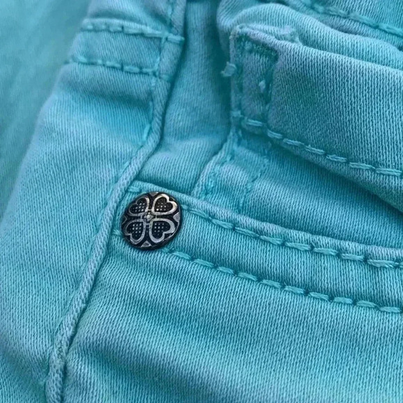 5 for 25 urban  star mint green, light denim jeans - Picture 3 of 12